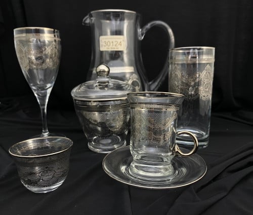 Crystal set 76 pieces laser