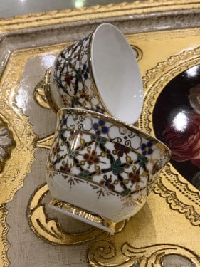 فناجيل بورسلان ١٢ قطعه Bone china