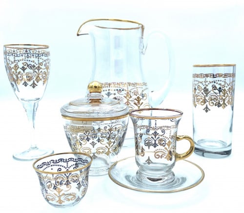 طقم كريستال 75 قطعه