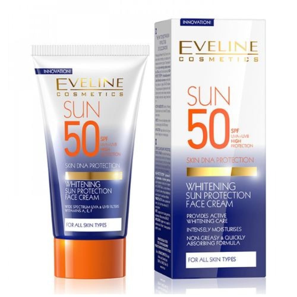 Eveline Sunscreen and Brightening Facial Cream with Sun Protection