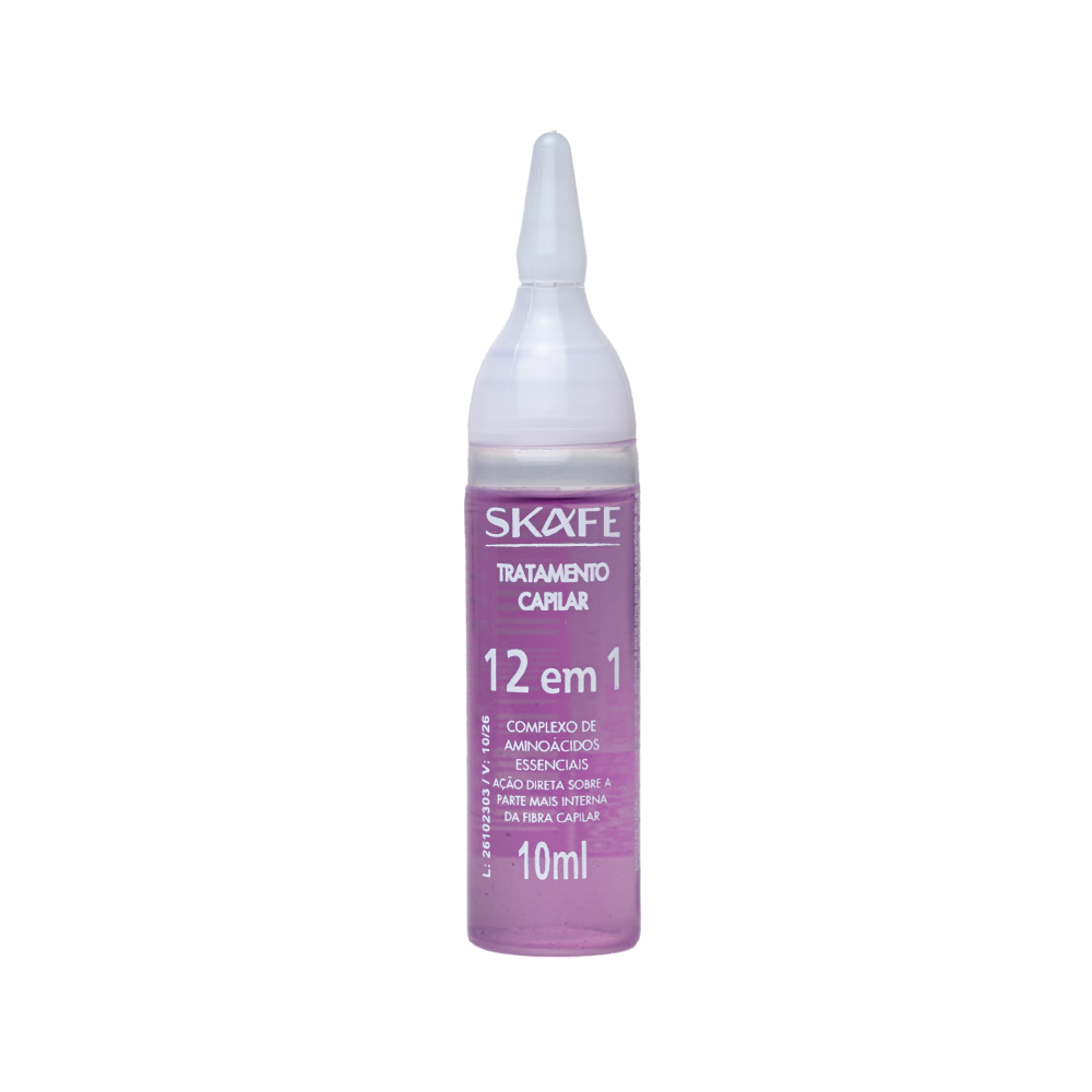 سکاف محلول اصلاح الشعر 12 في 1 المركز ارجينين كرياتين بانثينول لترطيب و تنعيم الشعر 10مل