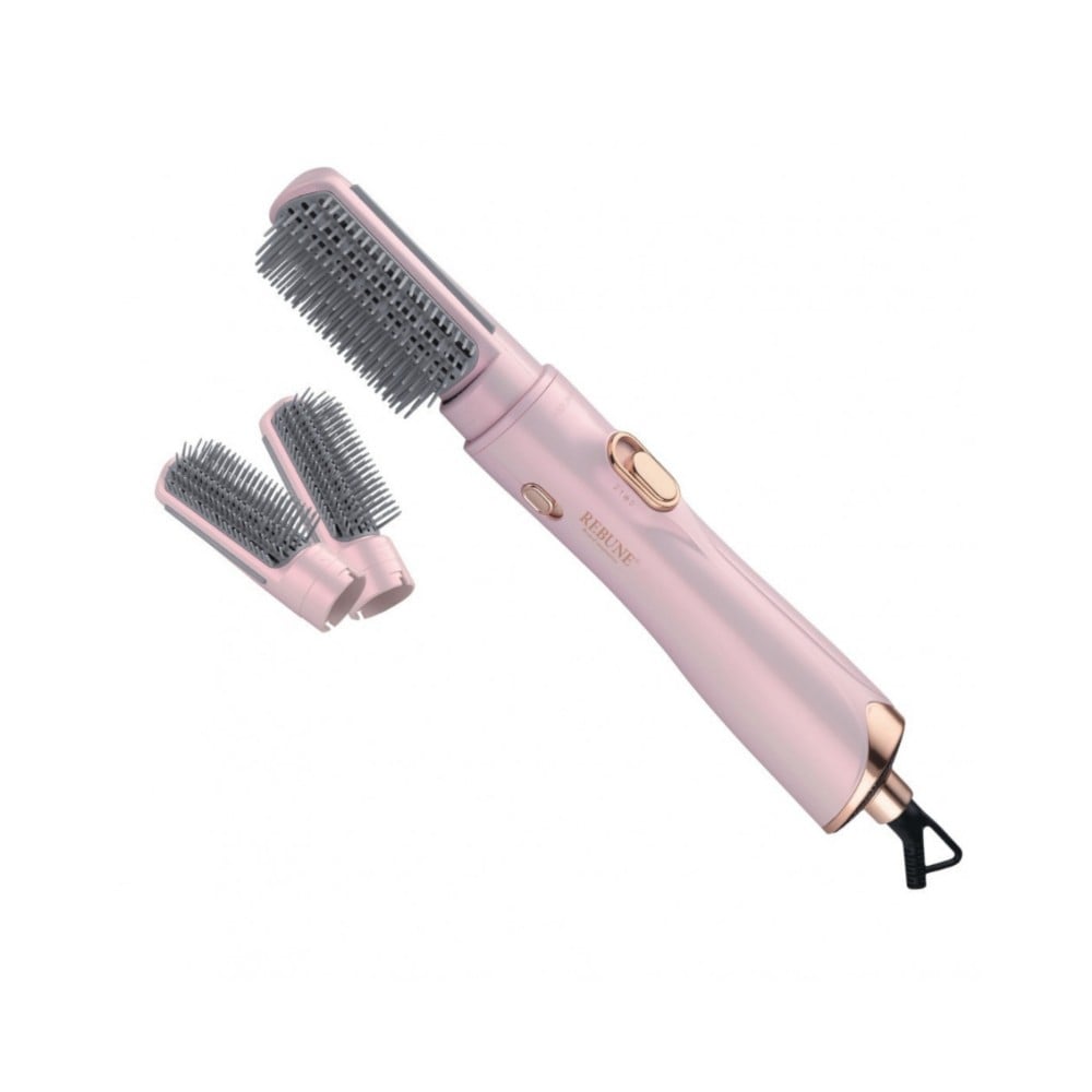 Pink hair straightener brush best sale