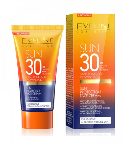 كريم للوجه بعامل حماية من الشمس 30spf من ايفلين -...