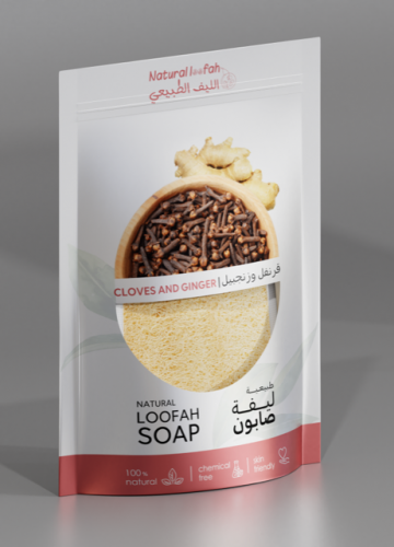 ليفة صابون القرنفل و الزنجبيل