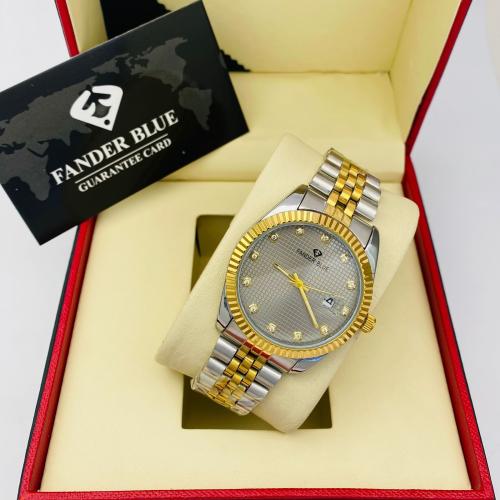 ساعة رسمية فاخرة تصميم رولكس رجالي من فاندربلو