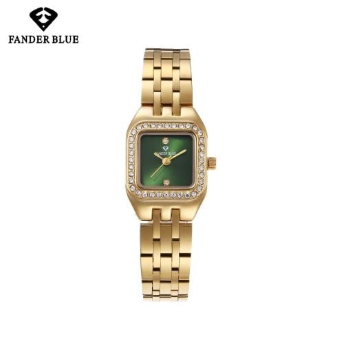 ساعة بإطار مربع نسائي من FANDER BLUE