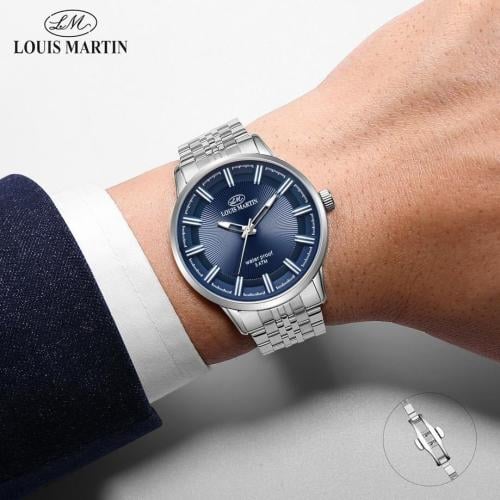 ساعة رسمية فاخرة تصميم مونت بلانك Montblanc رجالي من لويس مارتن