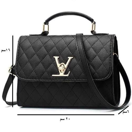 حقيبة يد وكتف فاخرة من الجلد حجم صغير