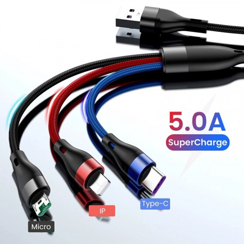 كابل شحن سريع 3 في 1,كابل شحن سريع الشحن السريع بواسطة كابل كابل شحن