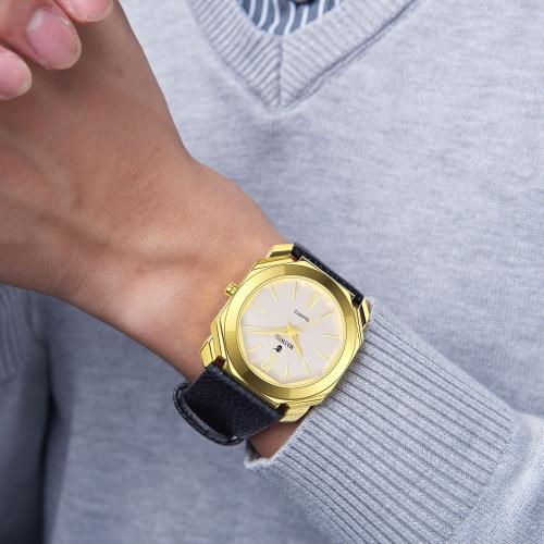 ساعة رسمية فاخرة سير جلد تصميم بولغري رجالي من ماكسويل