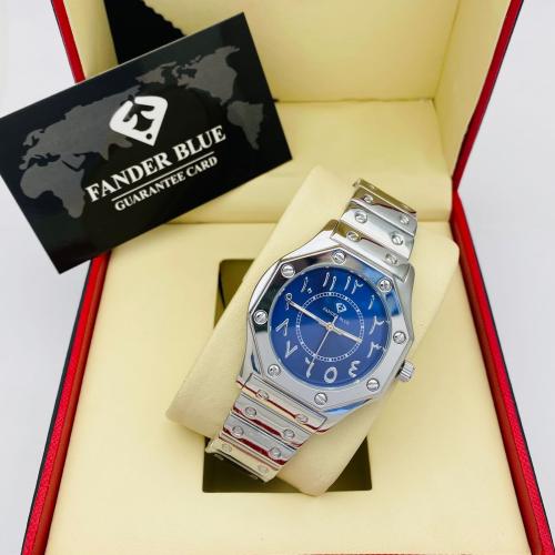 ساعة فاخرة رسمية تصميم كارتير Cartier رجالي من FANDER BLUE