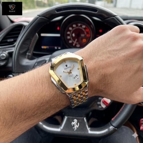 ساعة رسمية بنمط رياضي رجالي من ماكسويل