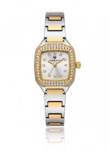 ساعة مربعة مرصعة بفص تصميم كارتييه  نسائي من فاندربلو