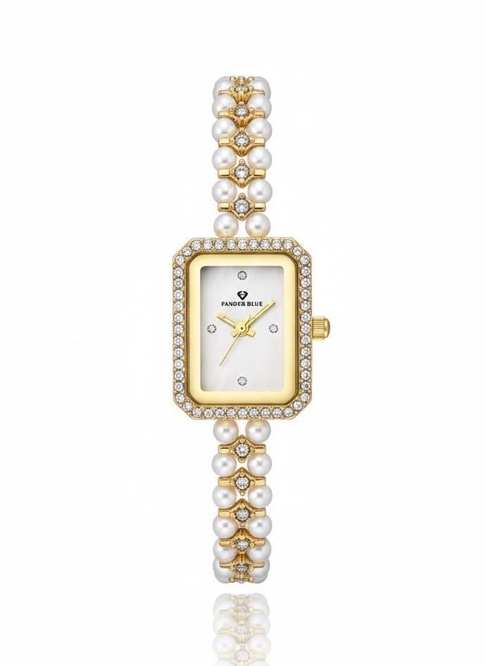 ساعة رسمية لؤلؤ نسائية