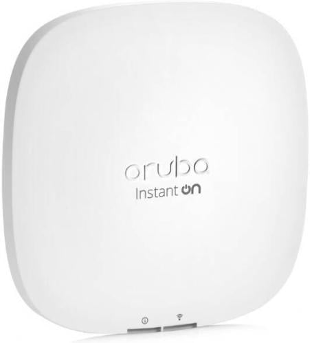 Aruba Instant On AP22 Access Point, Dual-Radio, 5GHz 1.2Gbps & 2.4GHz 574Mbps Data Rate, Dual Omni-Directional 2x2 MIMO, 4.9dBi (2.4GHz), 5.7dBi (5GHz) Antenna Gain, White | R4W02A