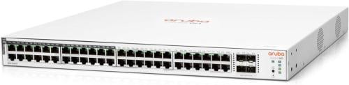Aruba Instant On 1830 48-Port Gb | 24-Port Class 4 PoE Smart Switch (370W) - 48x 1G | 4X SFP | US Cord | JL815A