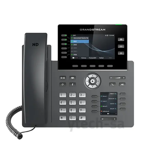 GRP2616 - هاتف IP متقدم مع واجهة مستخدم سهلة.