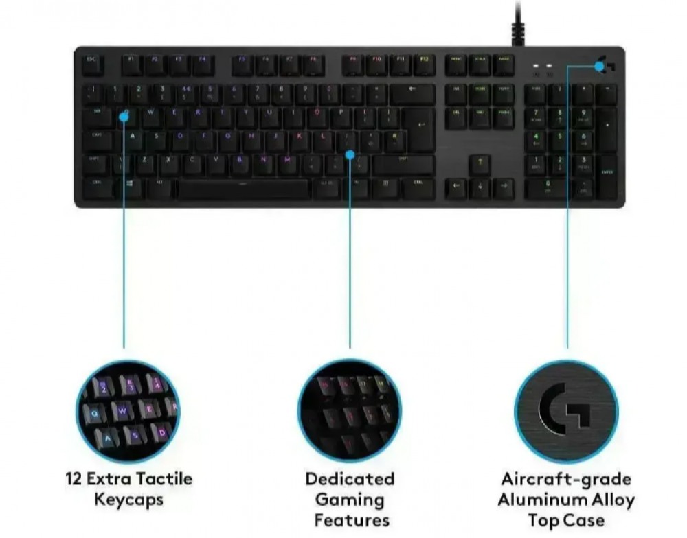 Logitech G512 CARBON LIGHTSYNC RGB Mechanical Gaming Keyboard