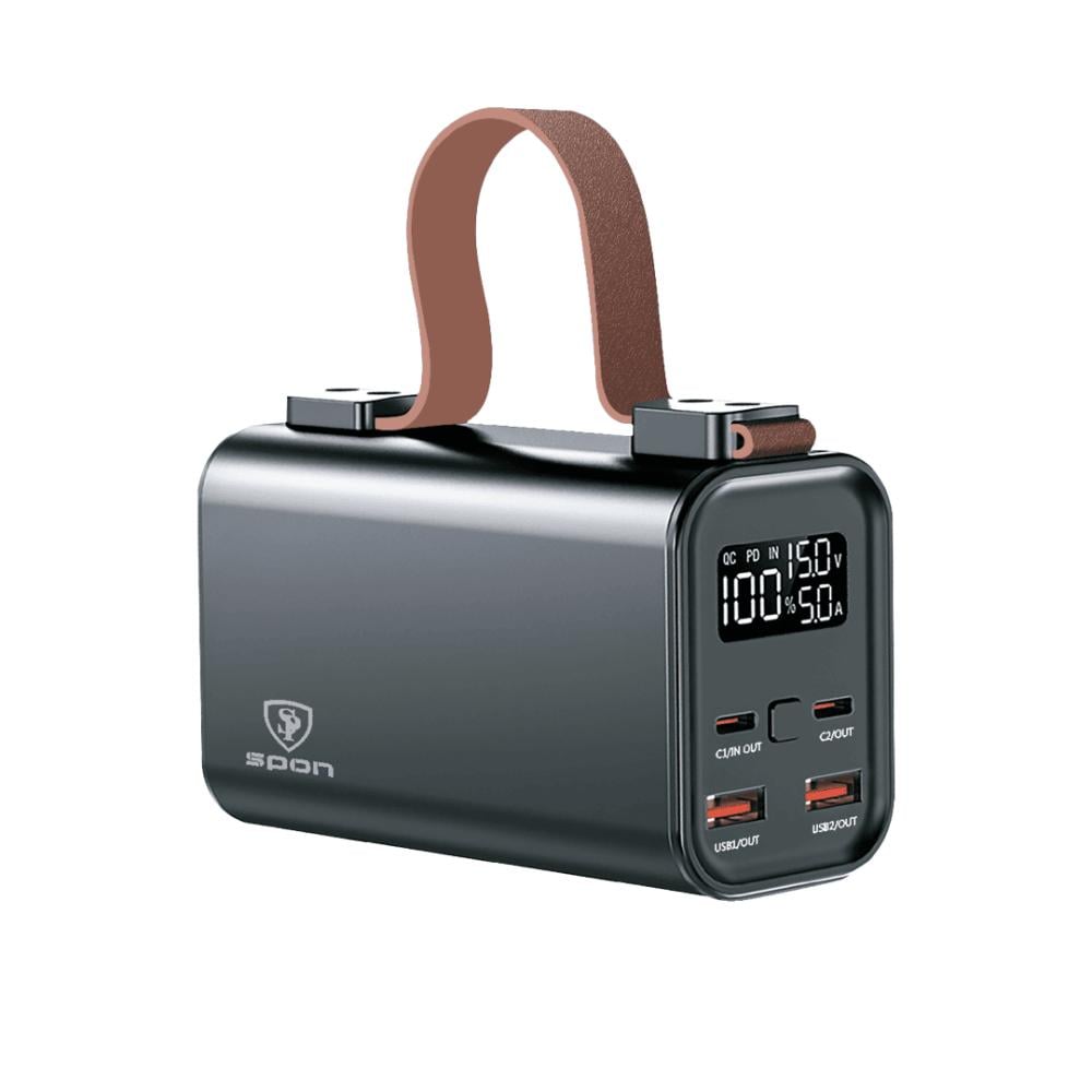 شاحن متنقل بقوة 30000 مللي امبير بقوة 100 واط