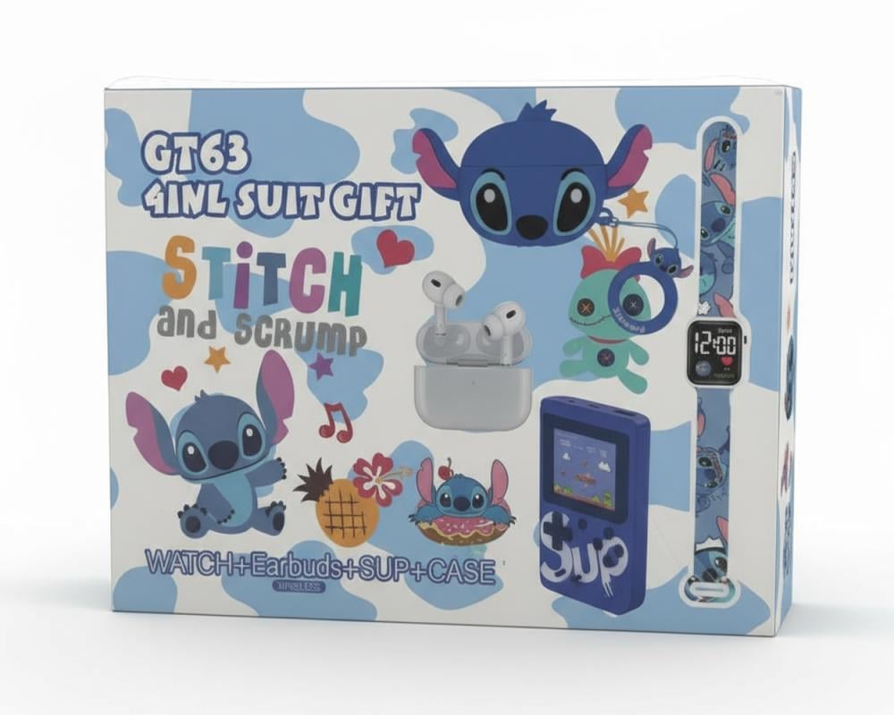 بكج  الالعاب ساعة وسماعة مع جهاز العاب محمول