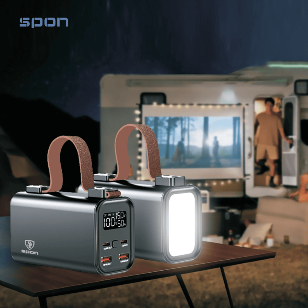 شاحن متنقل بقوة 30000 مللي امبير بقوة 100 واط