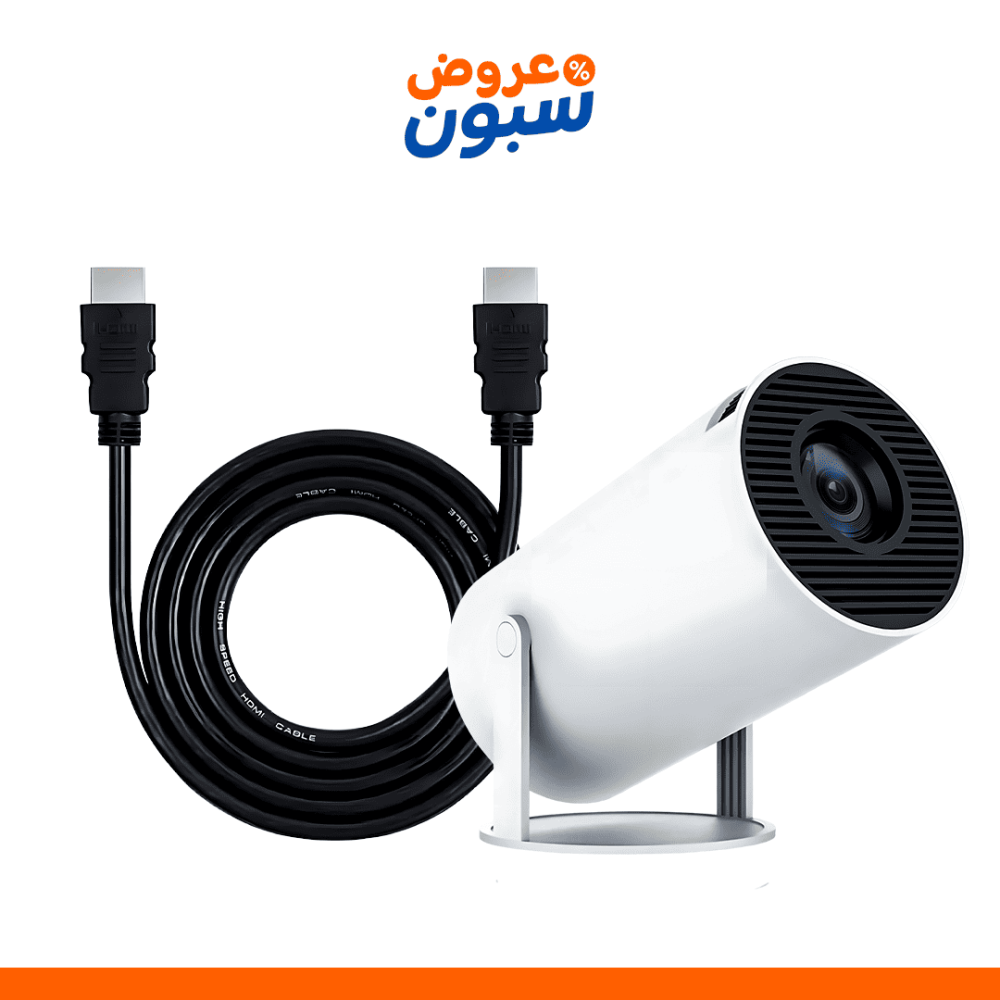 عرض بروجكتر  4K مع كيبل  5 متر HD