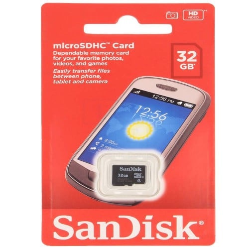 ذاكرة تخزين 32 جيجا من شركة SANDISK