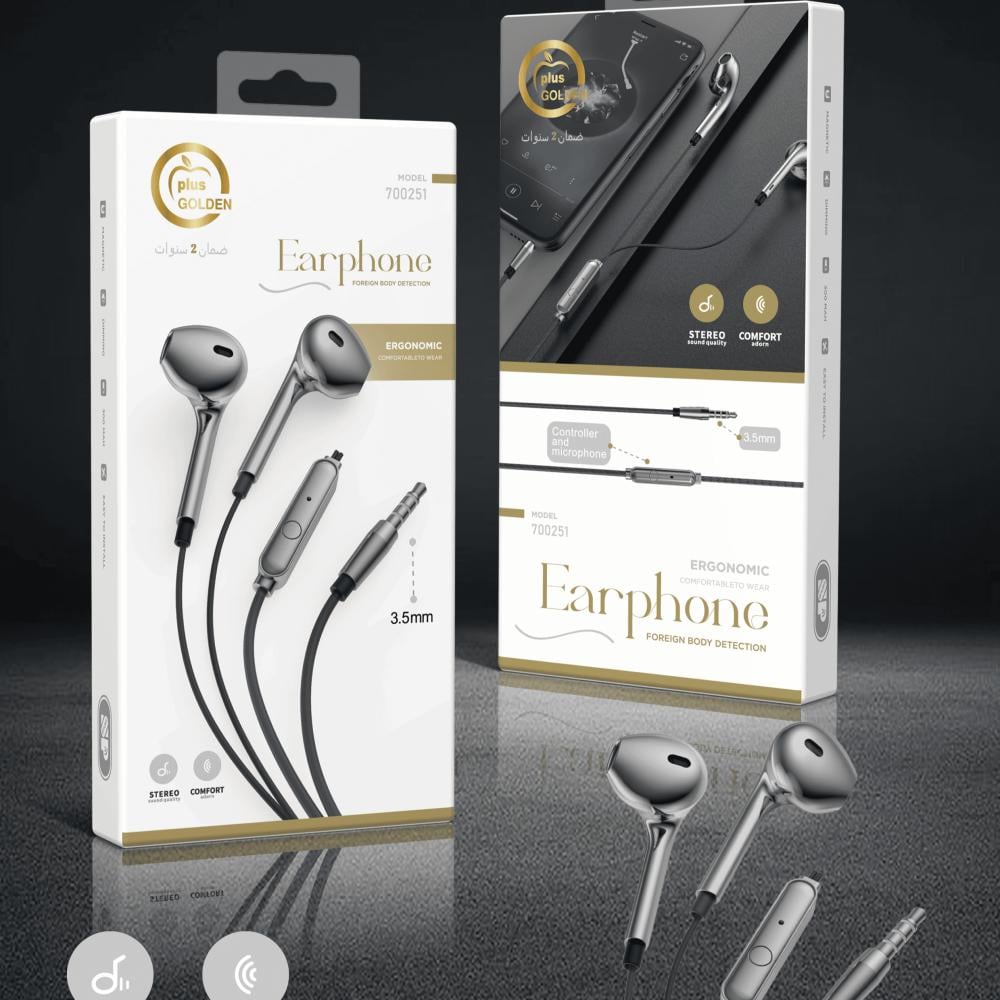 سماعة اوكس plus GOLDEN