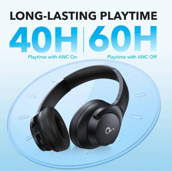 Anker Soundcore Q20i Headphone - Black - متجر سبون