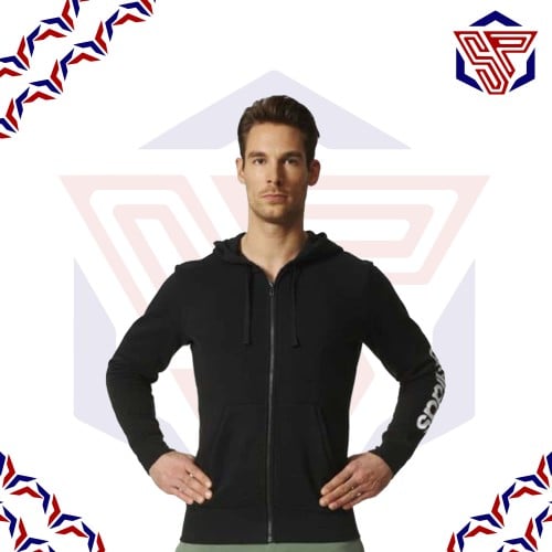 Adidas Essentials Linear Hoodie Black