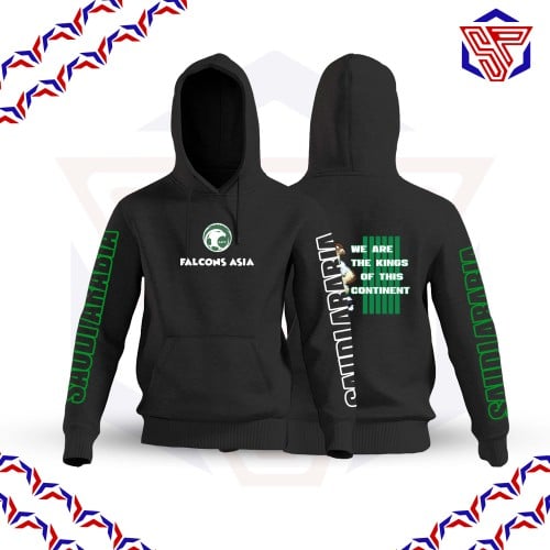Asia Falcons Hoodie أسود