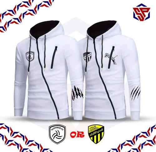 بلوفر كاجوال بشعارات الاتحاد أو الشباب