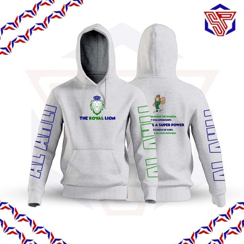 Royal Lion Hoodie أبيض