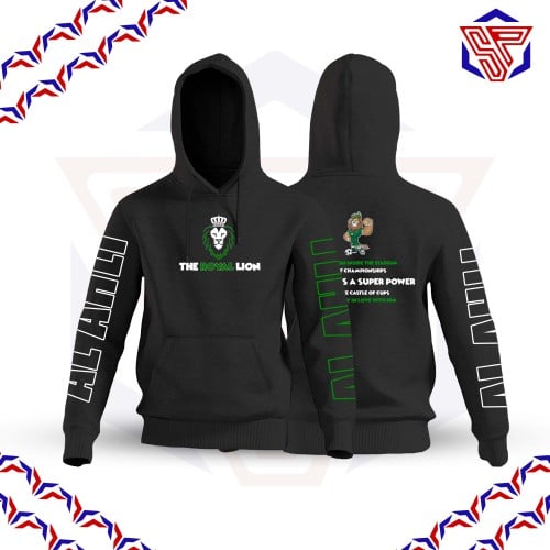 Royal Lion Hoodie أسود