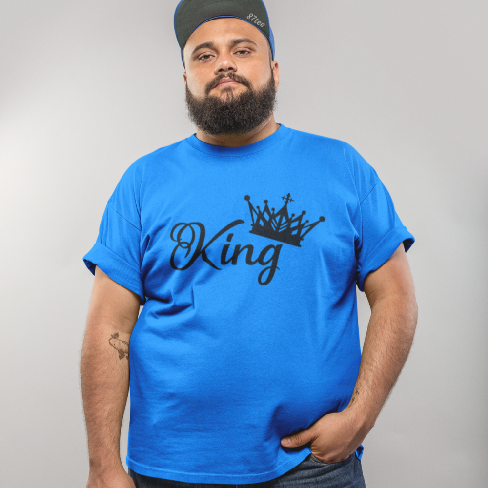 KING T Shirt Blue 87tee 87