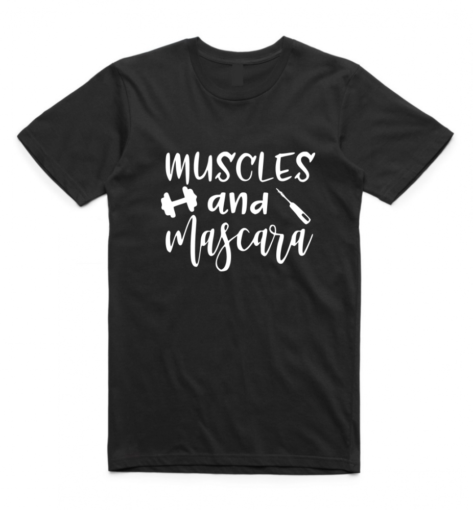 muscles and mascara shirt