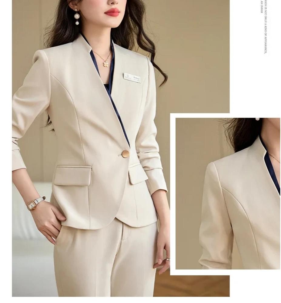 بدلة رسمية نسائية يعزز حضورك بأسلوب متجدد وجذاب وأنثوي من فيري نايس