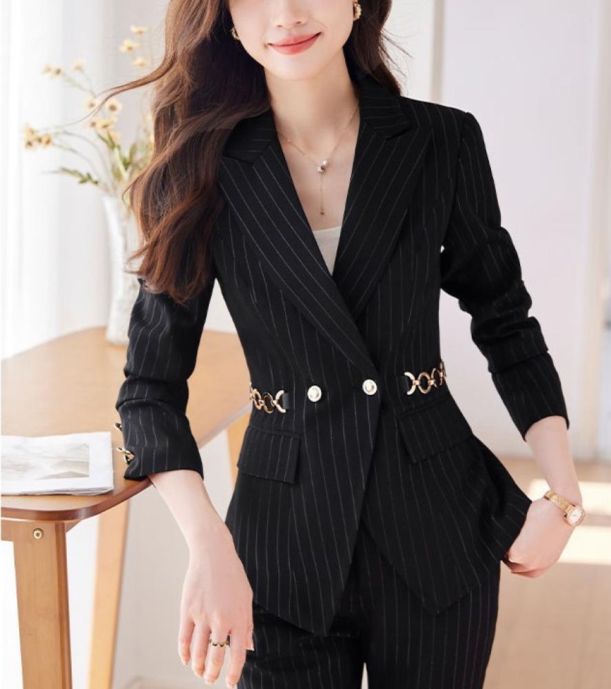 بدلة رسمية نسائية سوداء من قطعتين من فيري نايس