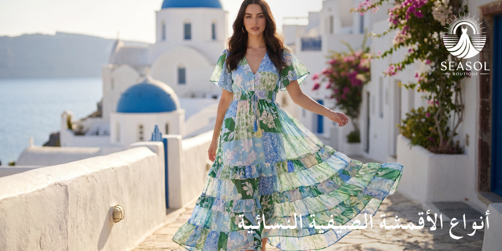 أنواع الأقمشة الصيفية النسائية