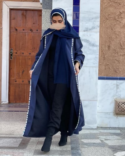 عبايه شتويه كحليه