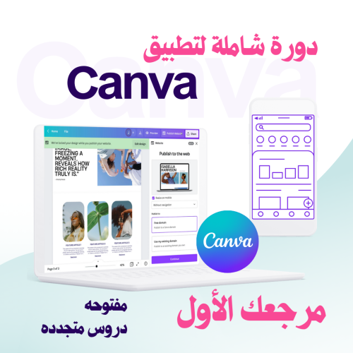 معسكر لولو لتعلم التصميم بـ Canva