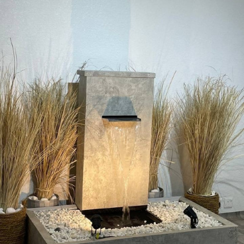 شلال جداري مصب واحد