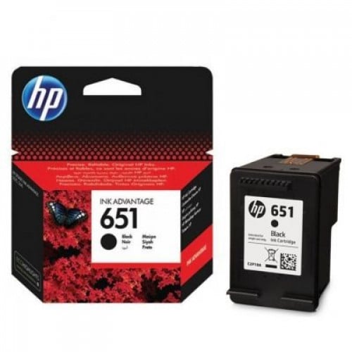 عبوة حبر أسود ،HP 651