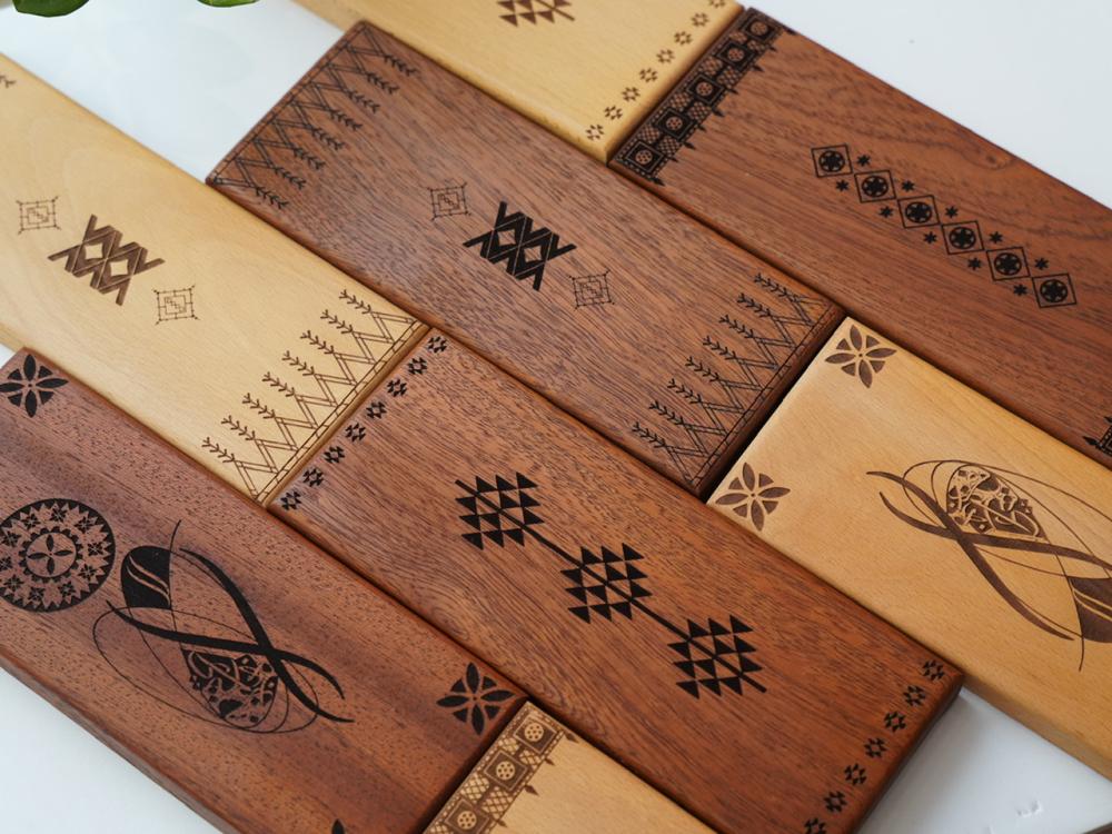 طبق قهوه بالنقش الشمالي