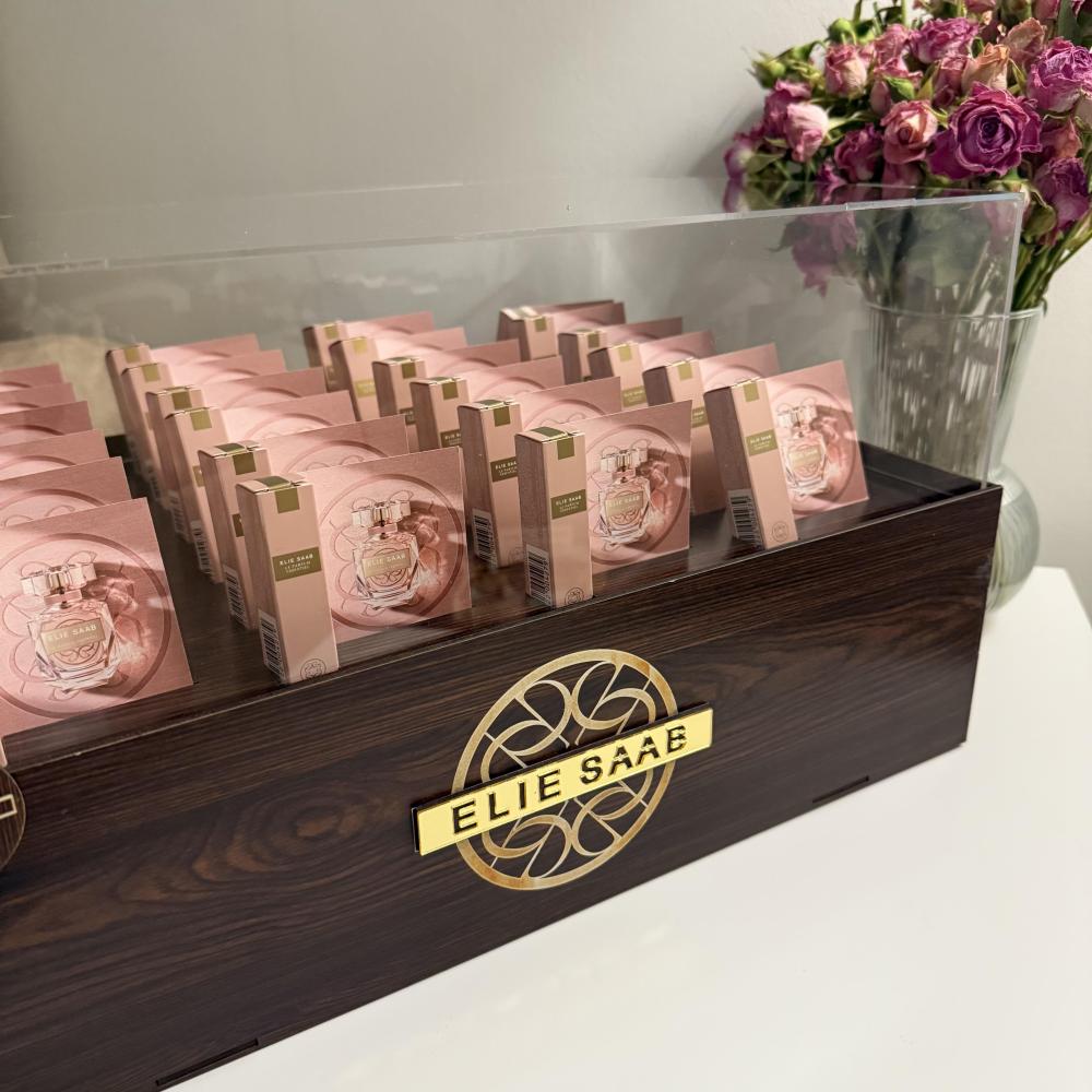 بكج بوكس فخم فيه 24 عطر ايلي صعب عينات الابيض