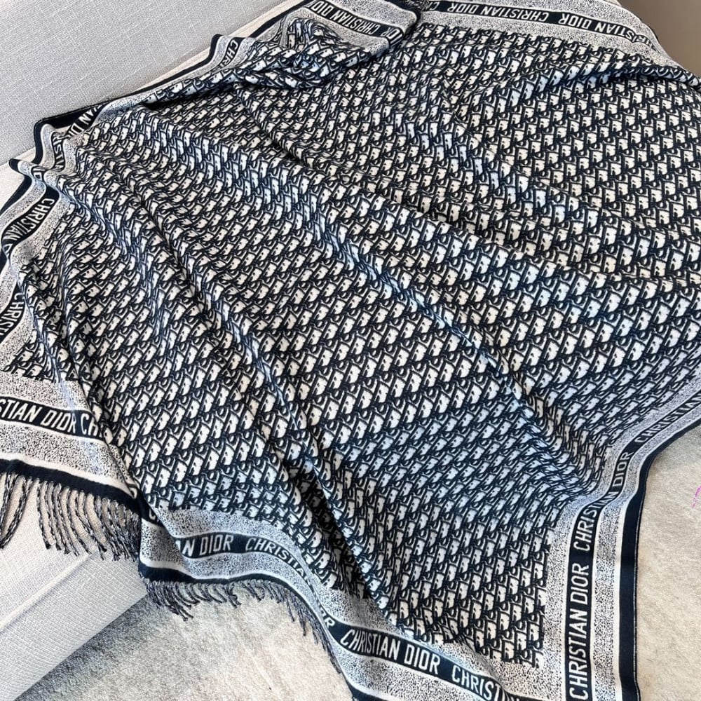 DIOR OBLIQUE UNIVERSITY REVERSIBLE SCARF