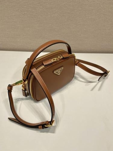 Prada Arqué small leather shoulder bag