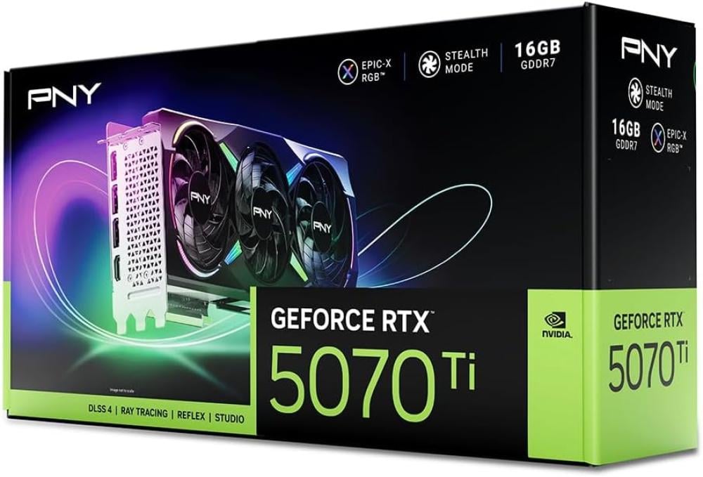 PNY GeForce RTX 5070 Ti 16GB GDDR7 Graphics Card | Darat | دارات