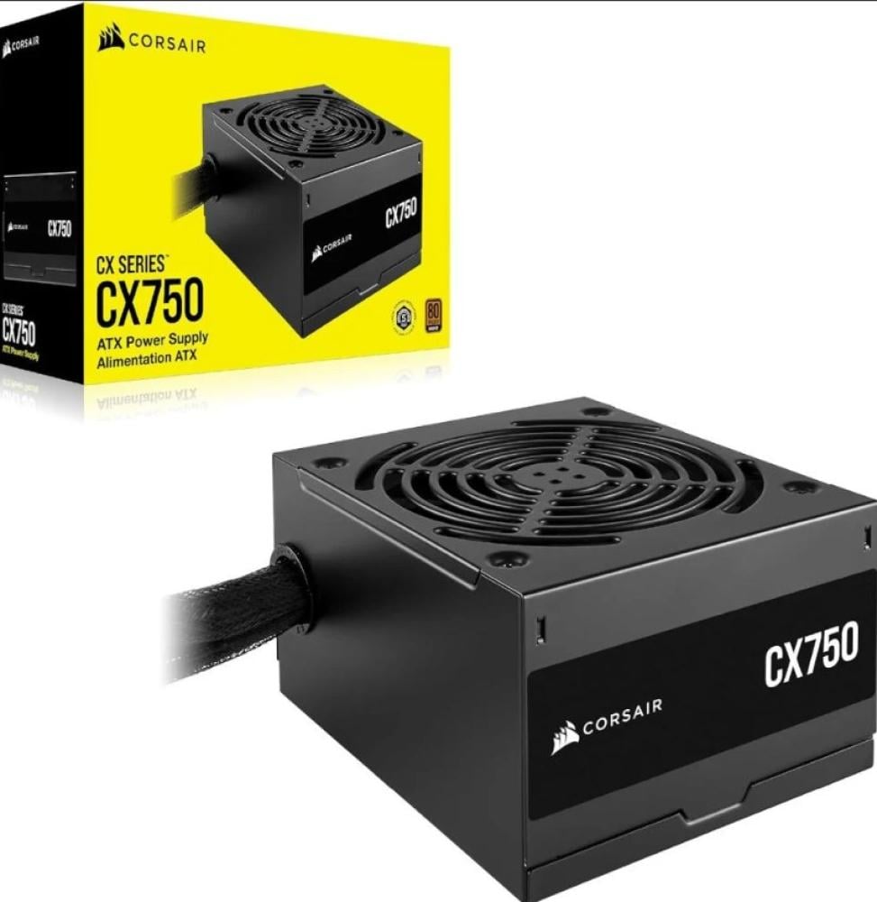 CORSAIR CX750 80 PLUS Bronze 750W ATX Power Supply-بور سبلاي كروسير