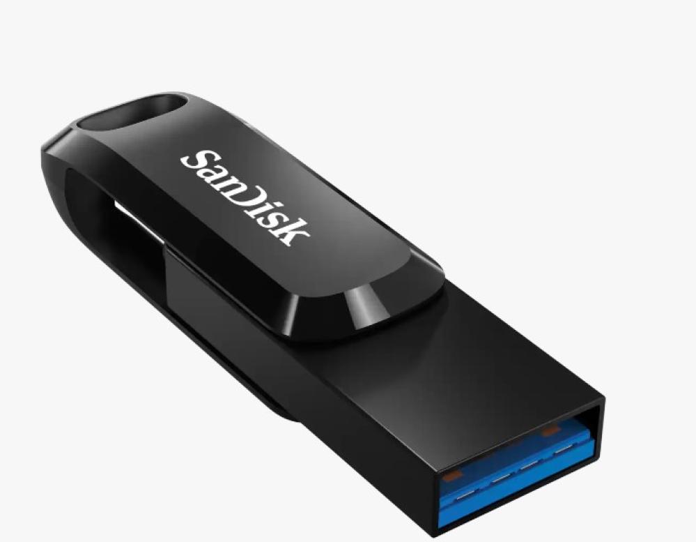 فلاش سان ديسك يو اس بي تايب سي 256 جيجا-SANDISK ULTR dual drive GO USB TUPE -C 256GB